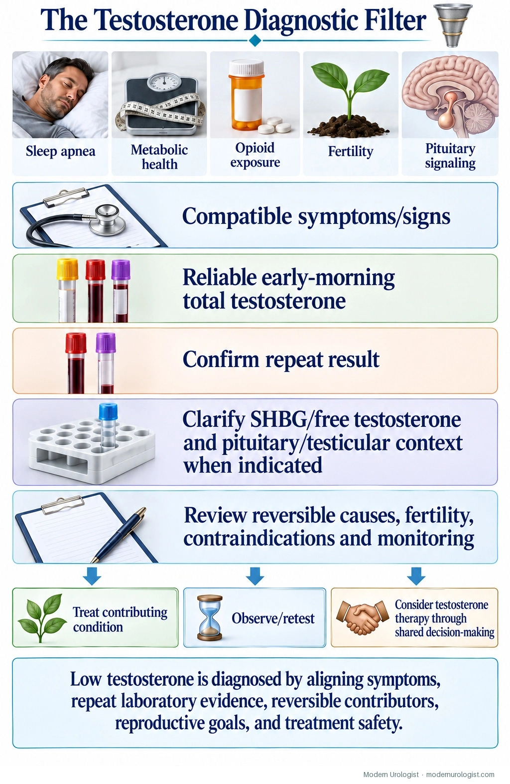 The Testosterone Diagnostic Filter