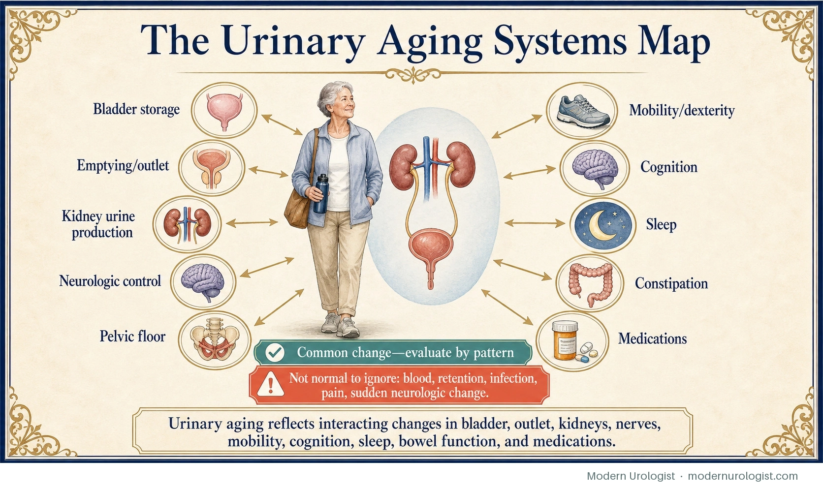 The Urinary Aging Systems Map