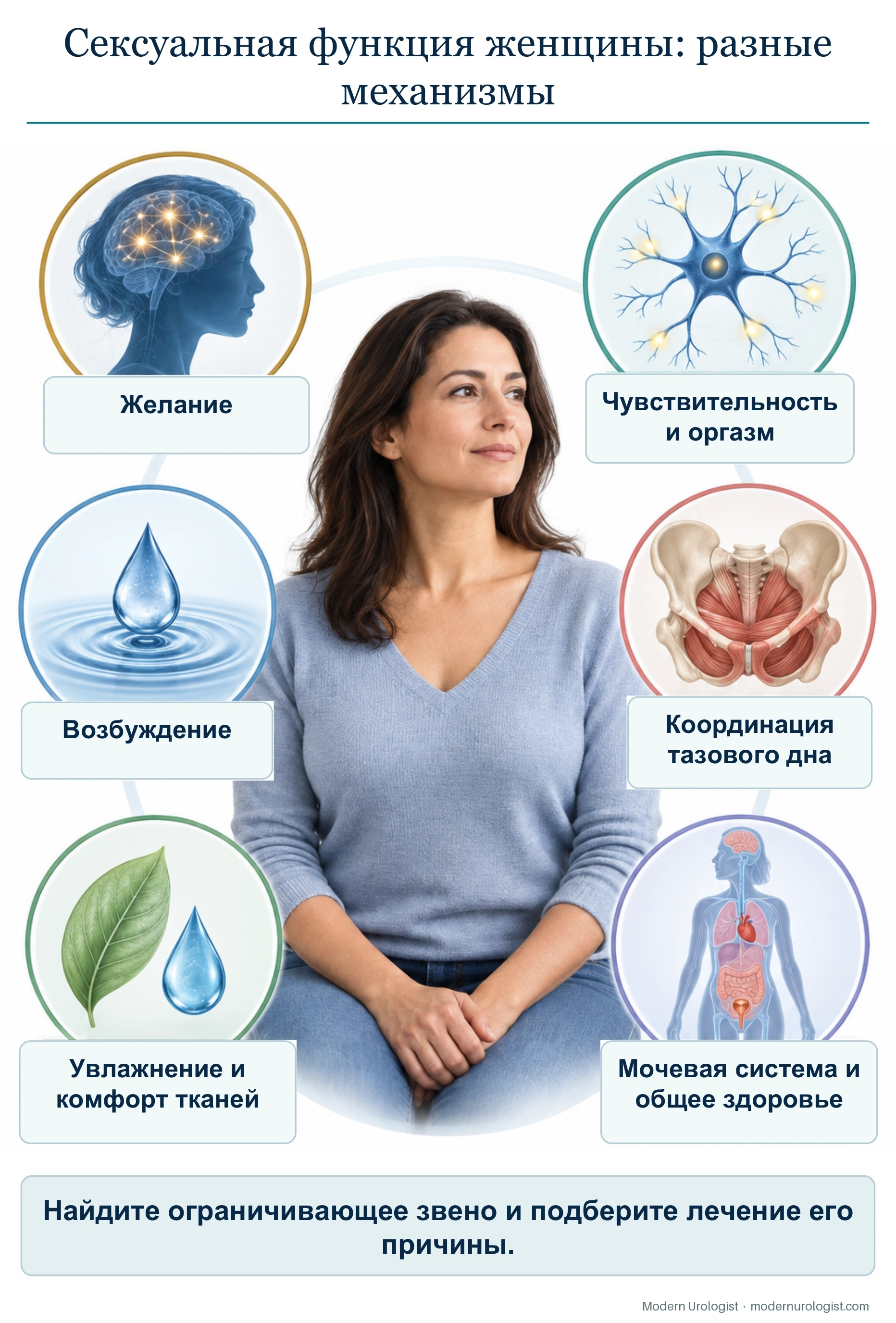 Сексуальная функция женщины: разные механизмы