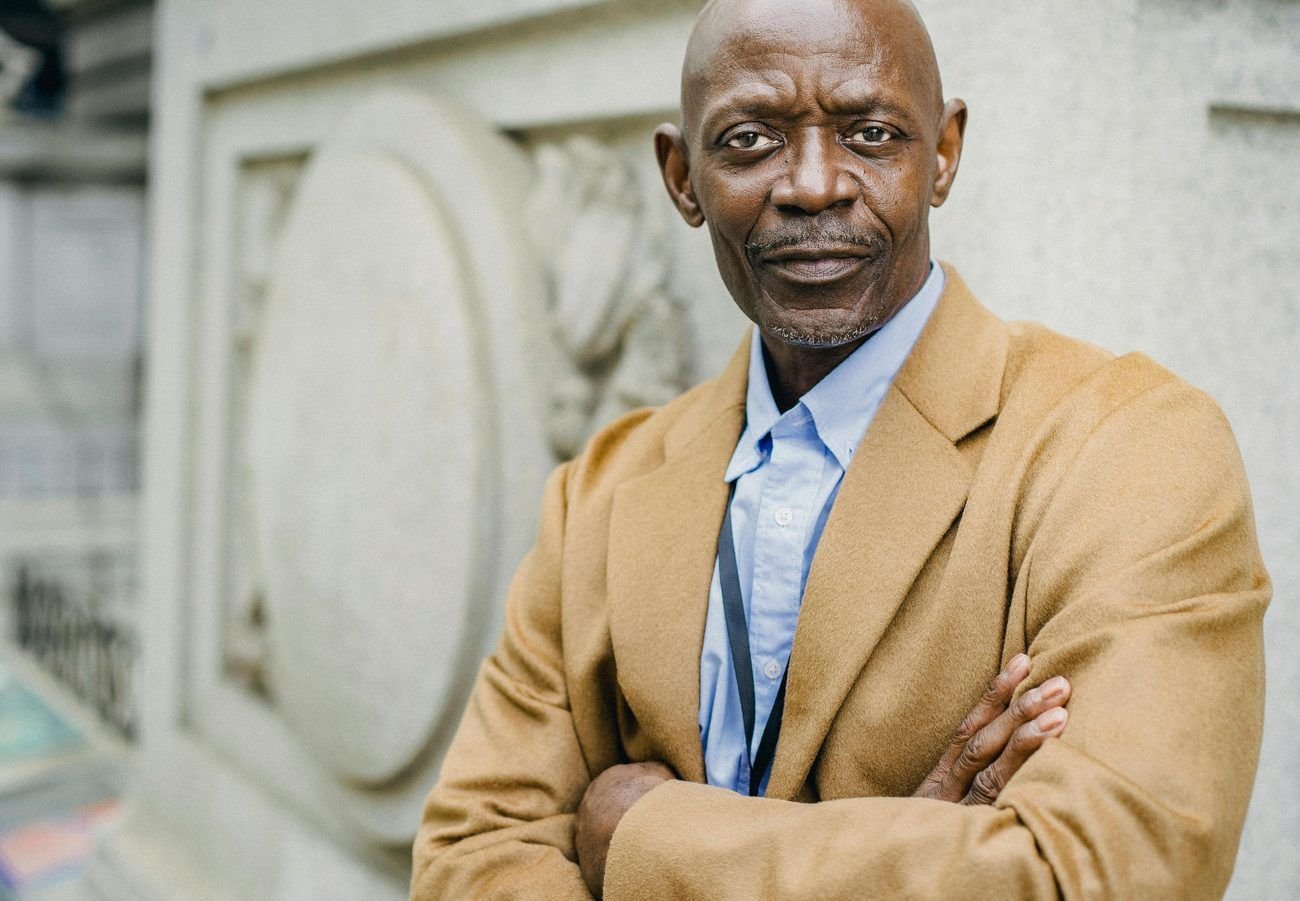 Man considering his urological health